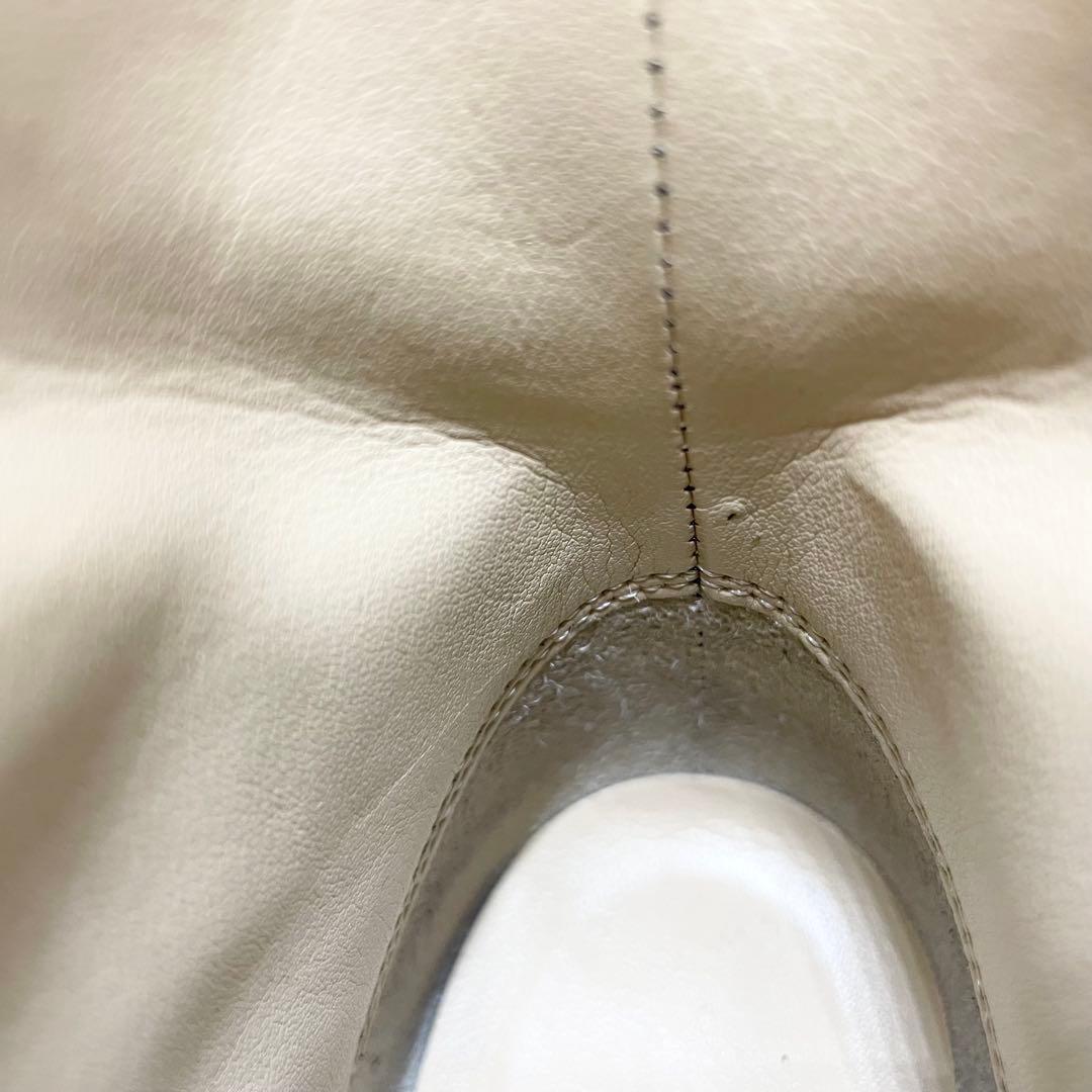 【美品】DIANA ダイアナ ロングブーツ サイドジップ レザー 黒 22.5