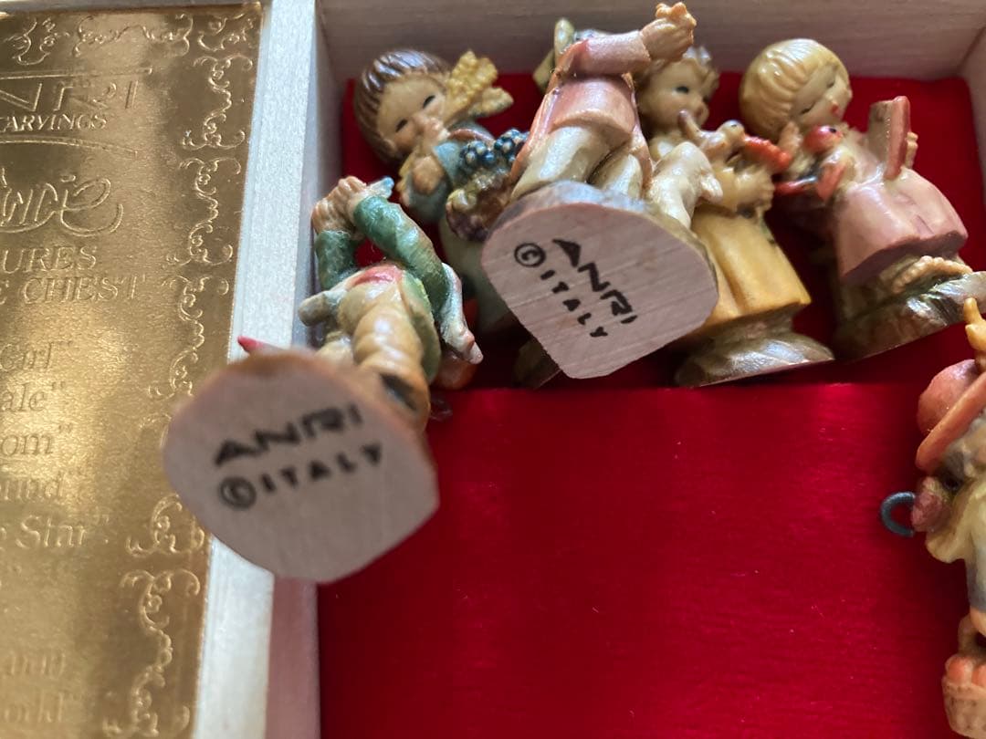 レア☆高級リュージュオルゴール アンリ人形 ホアン フェランディス 6体