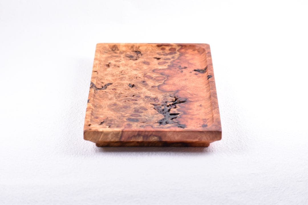 No.375花梨紅白のトレー