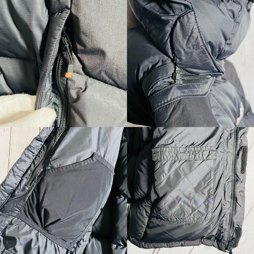 ザノースフェイス ダウンジャケット 700フィル ハイベント ブラック M 75