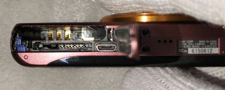 デジカメ　SONY　Cyber-shot　DSC-WX100 （本体のみ）