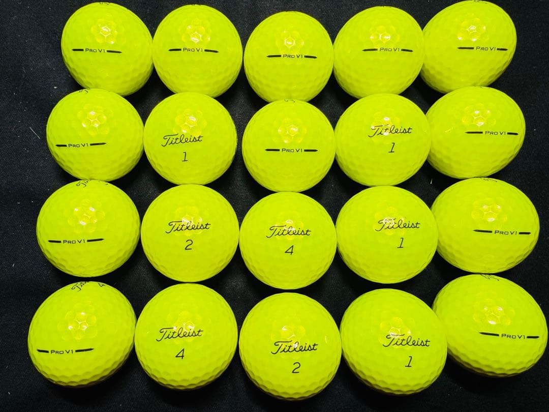 最新 タイトリスト PRO V1 2025年モデル 20個　　イエロー