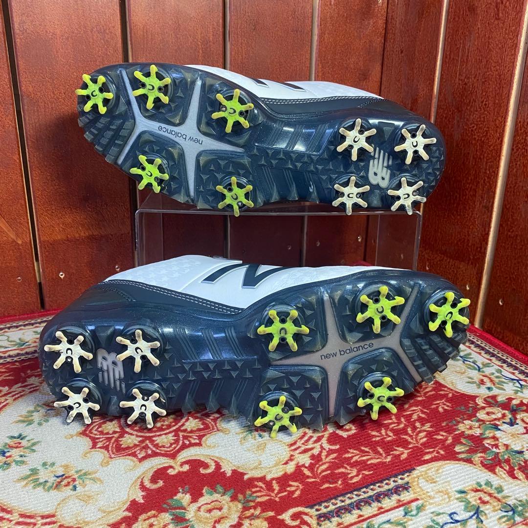 ニューバランス ゴルフシューズ BOAダイヤル式スパイク ホワイト