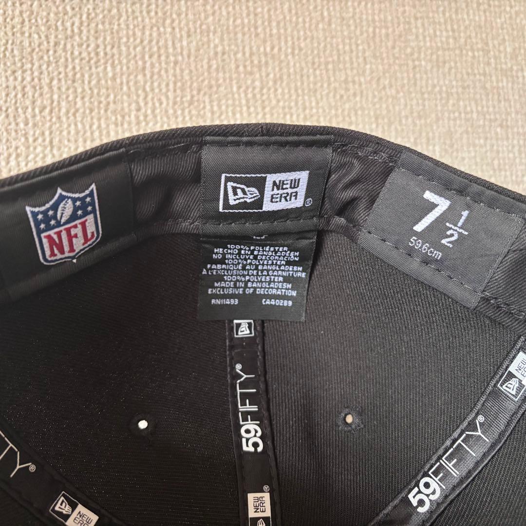 【海外限定】ニューエラ NFLラスベガスレイダース LP59FIFTY ブラック