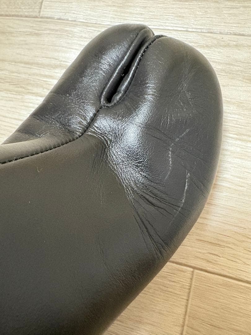 メゾンマルジェラ　黒 タビ　ブーツ　 高ヒールブーティ　ショートブーツ