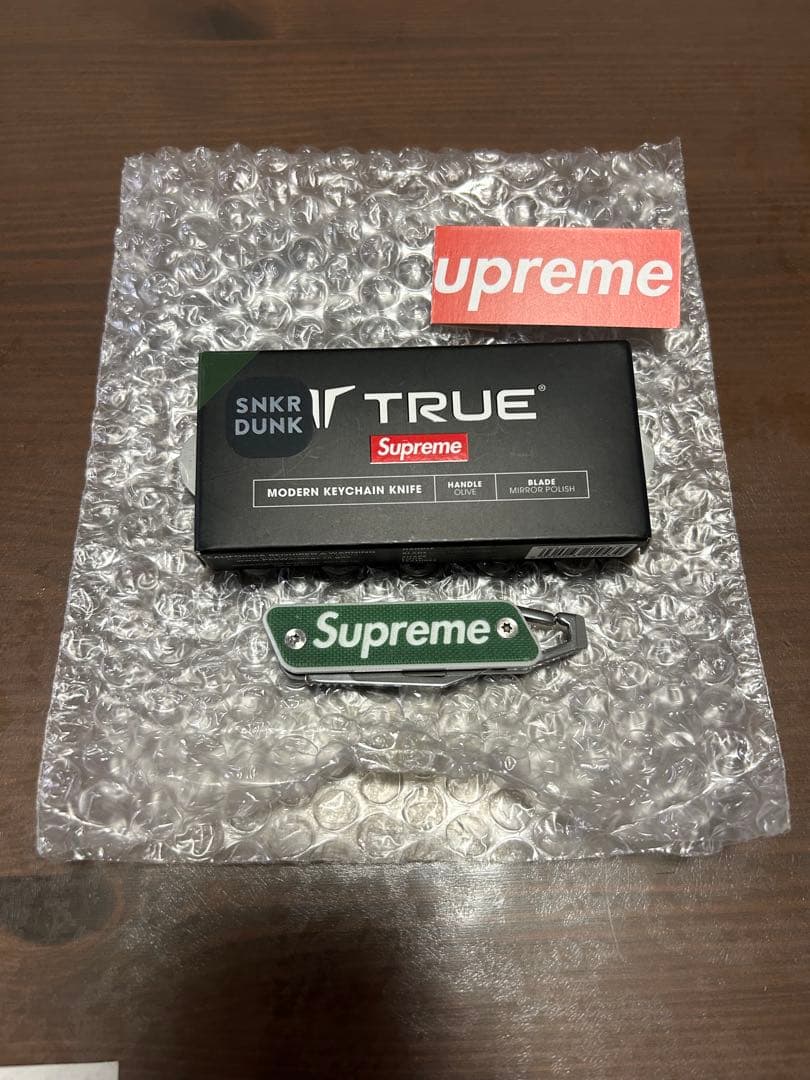 小物 Supreme TRUE Modern Keychain Knife Olive