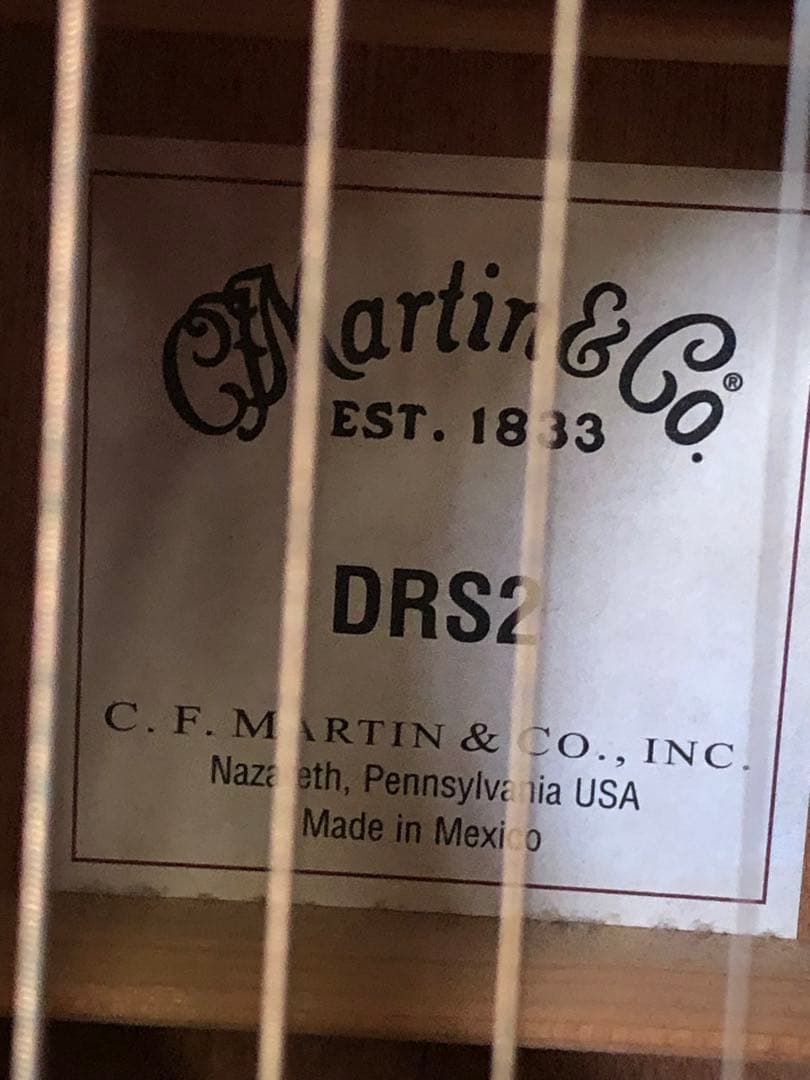 再再値引Martin&Co.アコースティックギター DRS2 ハードケース付美品