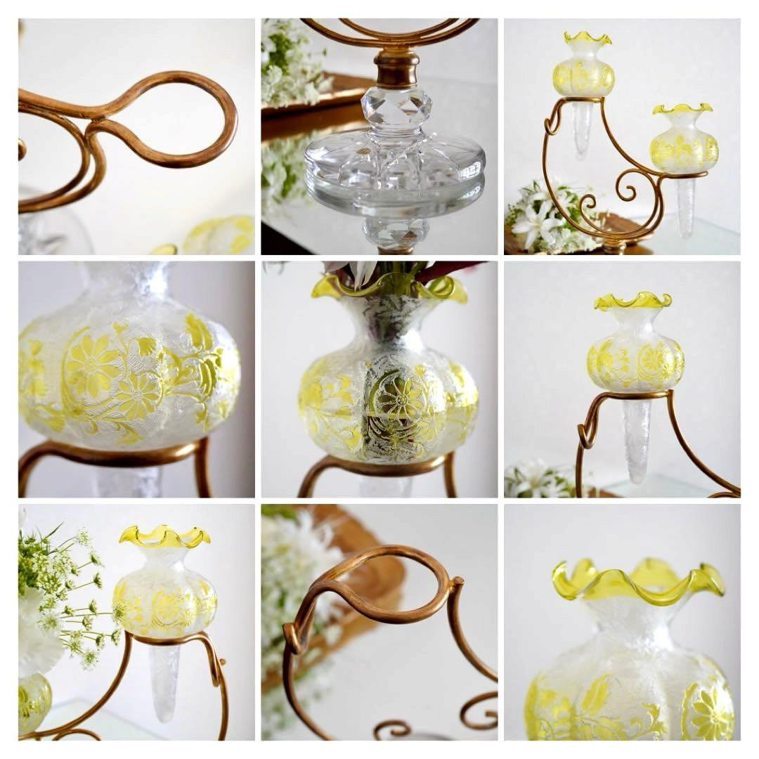 オールドバカラBACCARAT★花器フラワースタンド★極美品★極希少アンティーク