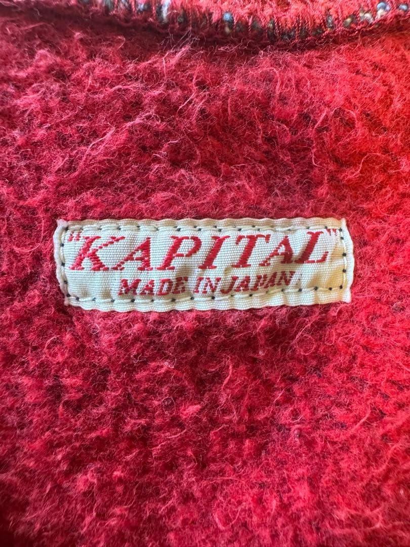 KAPITAL スウェット 青 赤 サイズ3