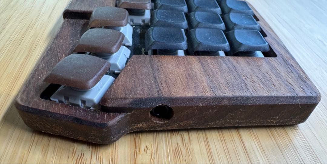 Keyballish μ 木製ケース付き