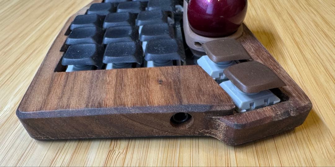 Keyballish μ 木製ケース付き