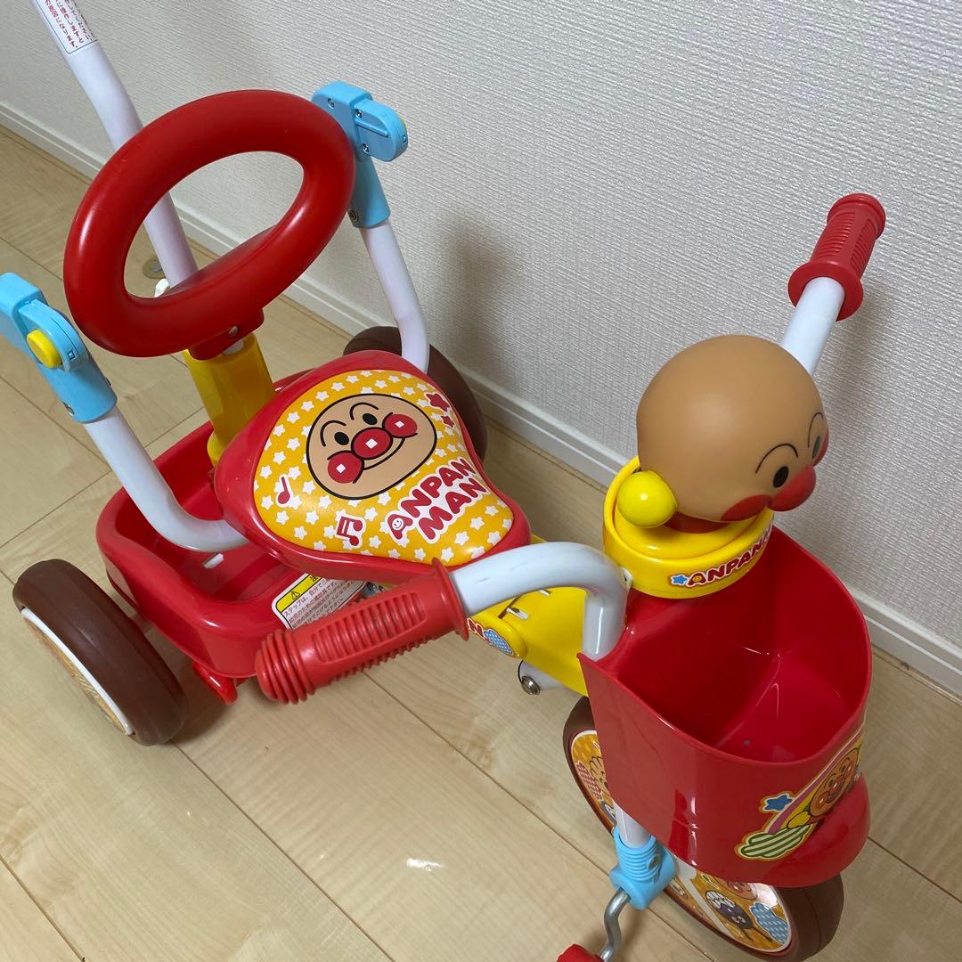 ☆それいけ！アンパンマンオールインワンUPll折りたたみ三輪車
