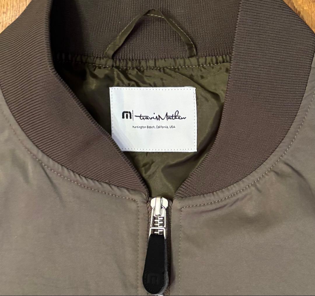 トラビスマシュー　MA-1型 ボマージャケット Lサイズ カーキ