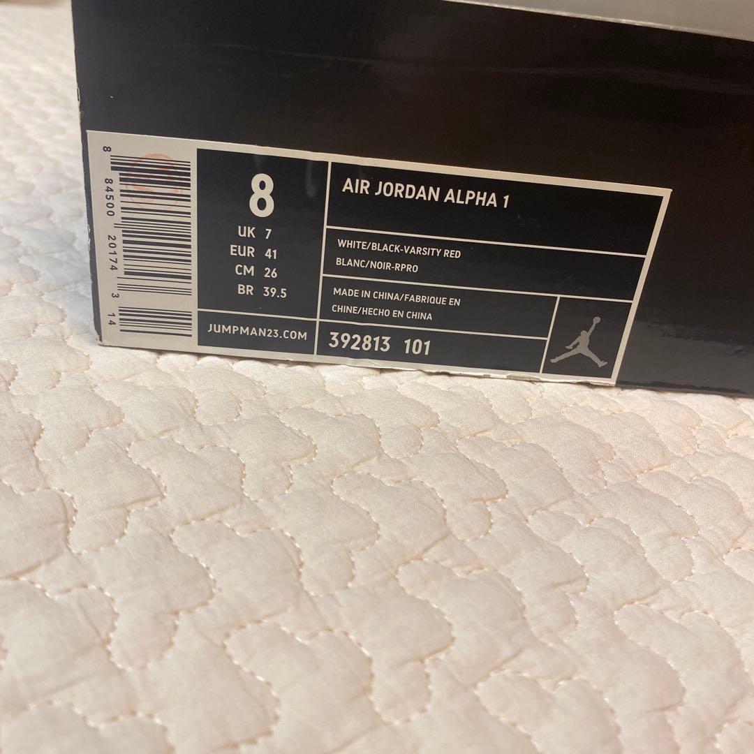 Air Jordan ハイカットシューズ 赤/白/黒