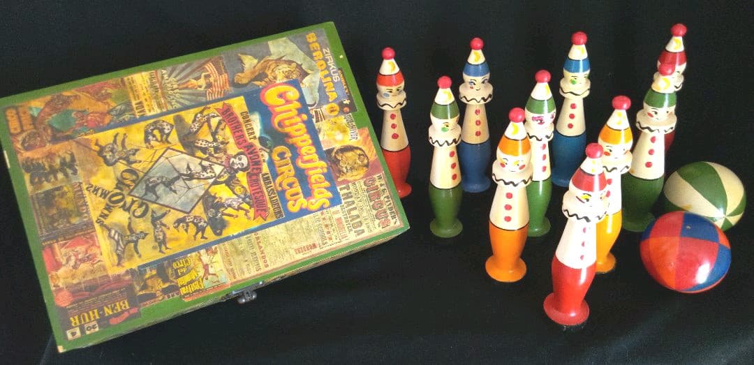 ボーリングゲーム　木製　アンティーク