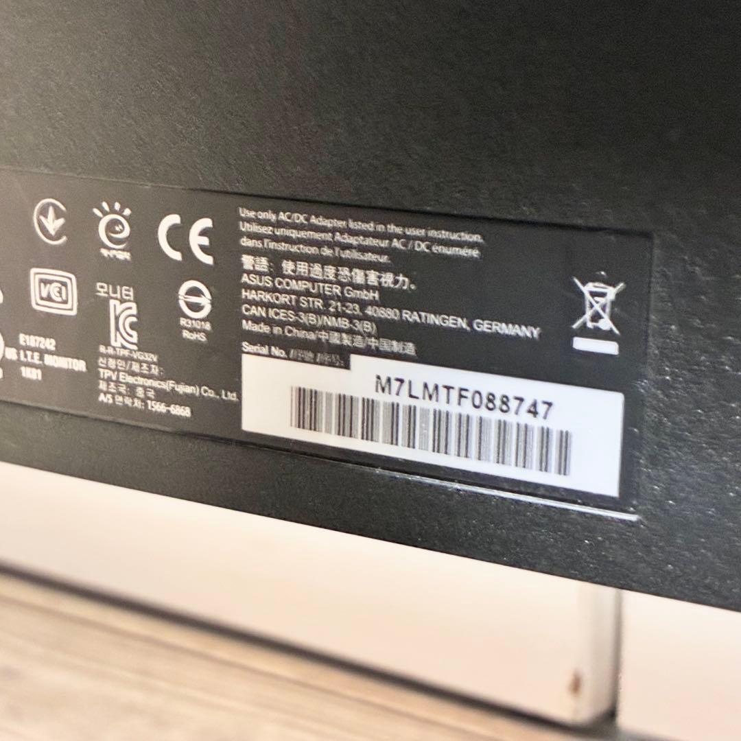 【状態良好】ASUS TUF GAMING VG32VQ 湾曲 ゲーミングモニタ