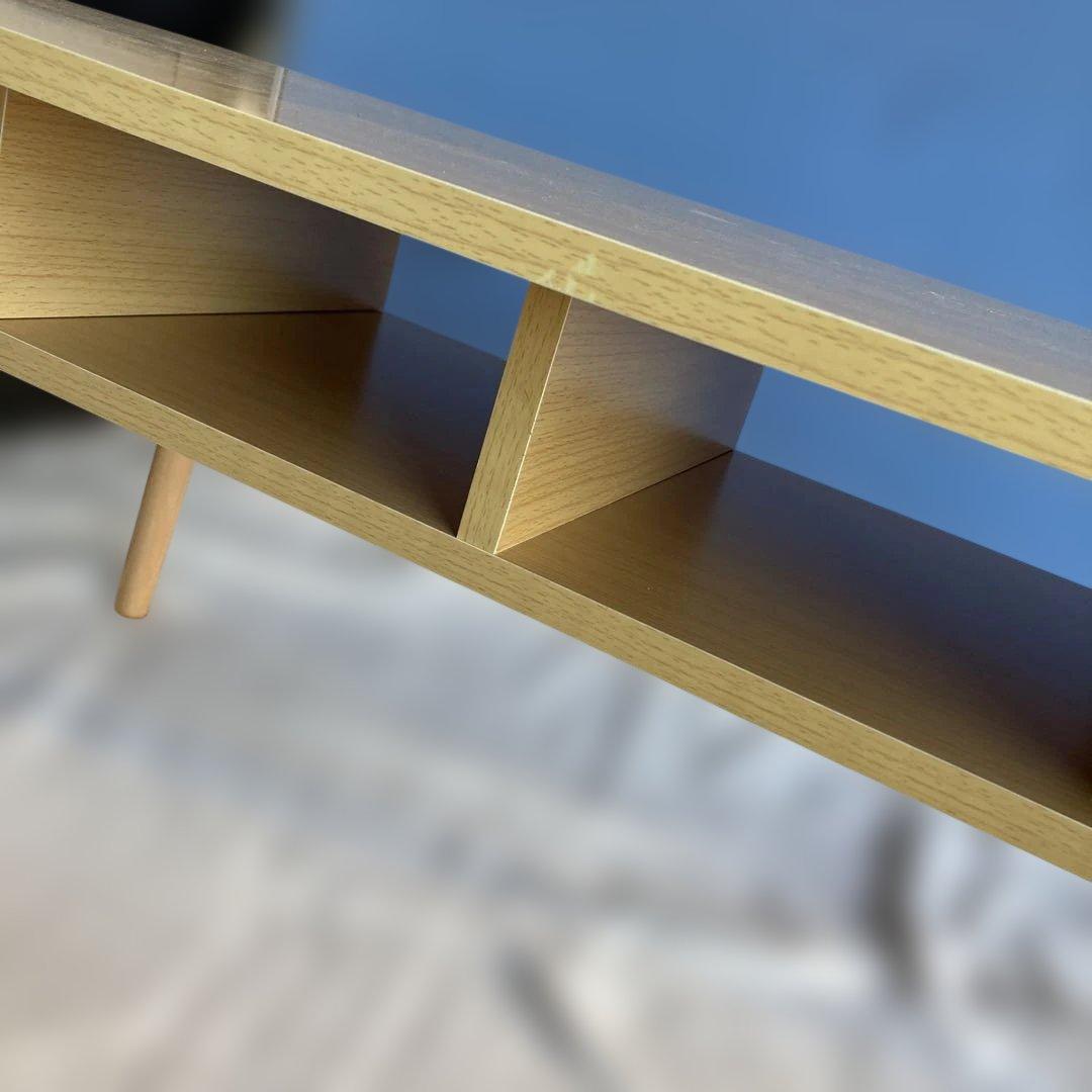 収納付きローテーブル　センターテーブル　幅100cm 奥50cm 高さ42cm