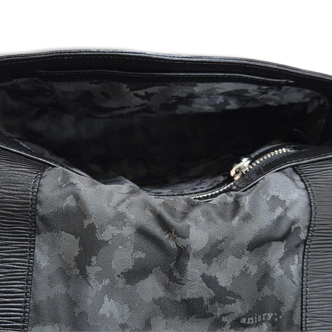 【極美品】aniary アニアリ　ウェーブレザー　ショルダーバッグ　ブラック