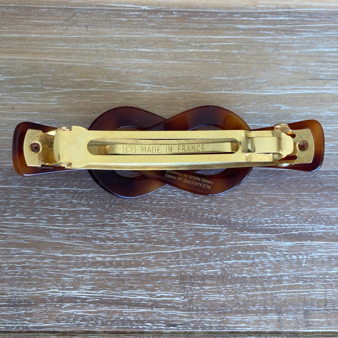 アレクサンドル ドゥ パリ ALEXANDRE DE PARIS バレッタ 鼈甲