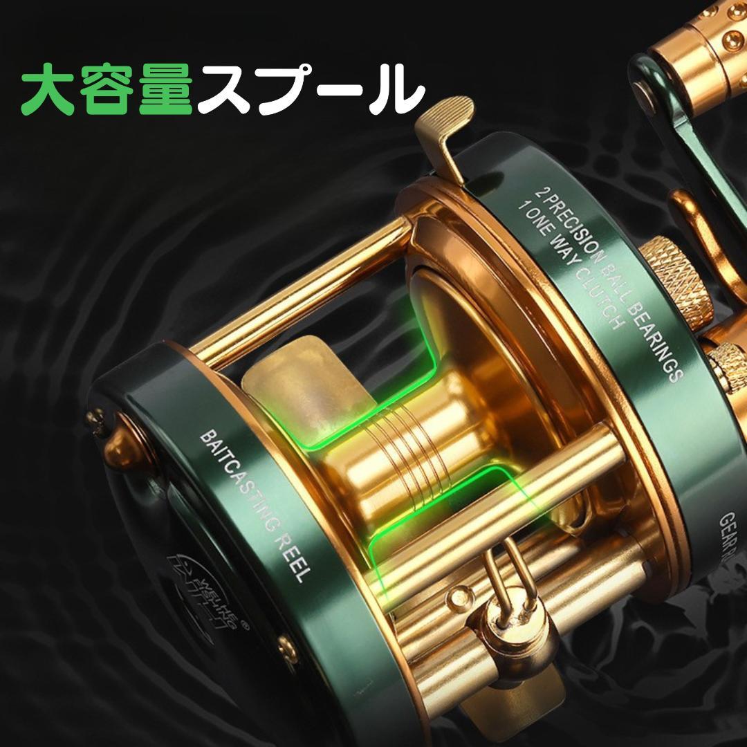 ベイトリール ビッグベイトリール リール 両軸リール 釣りリール 右ハンドル