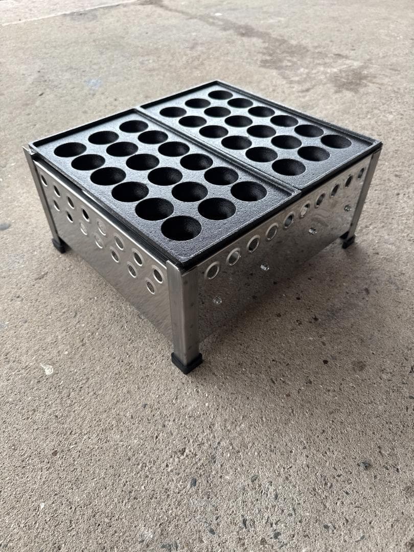 新品　業務用　たこ焼器　2連　大玉　18穴　プロパンガス　イベント　屋台⑴