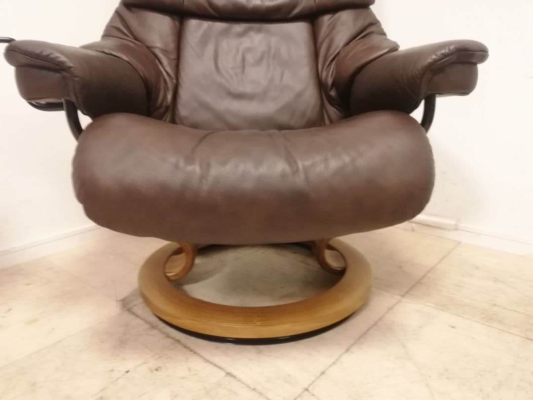 モデルルーム展示品 EKORNES ストレスレスチェア レノ（M） オットマン付