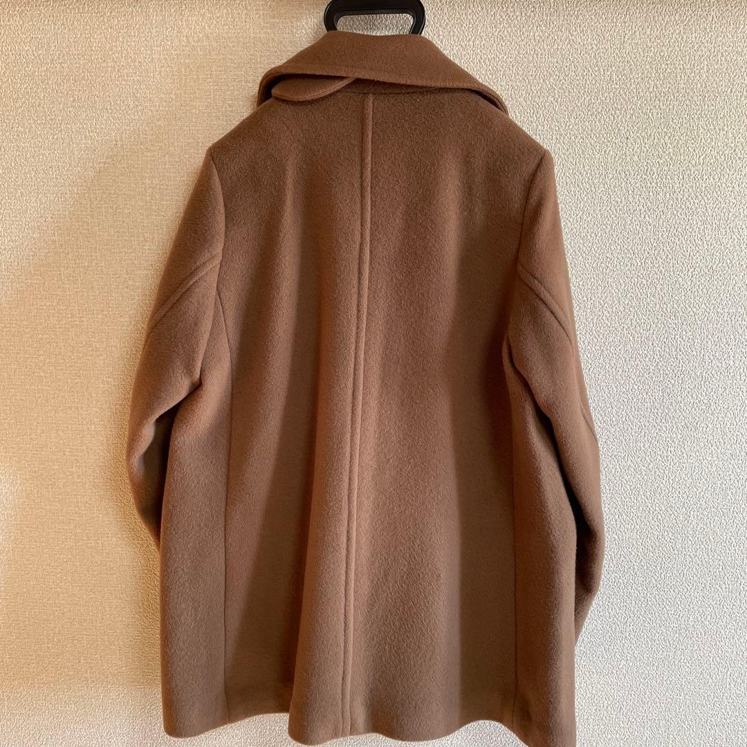 TICCA ティッカ　ショート ピーコート　フリーサイズ　キャメル