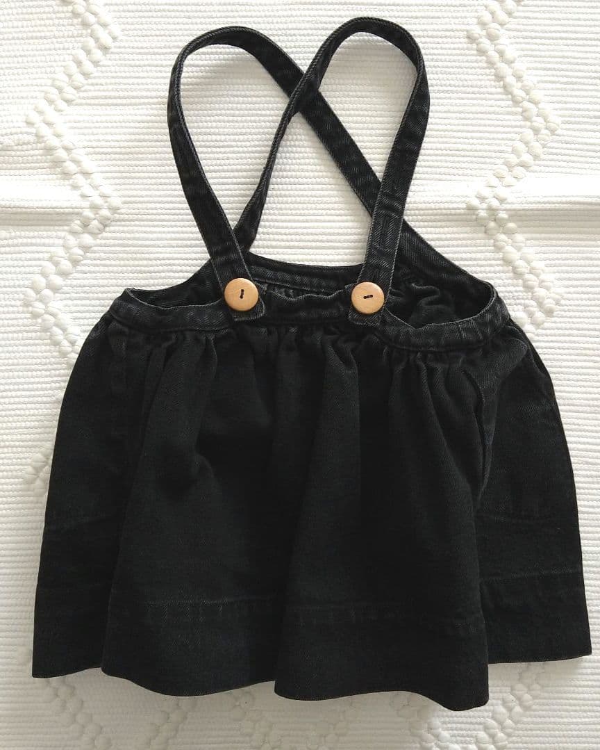 ♡ soor ploom eloise pinfore black denim♡
