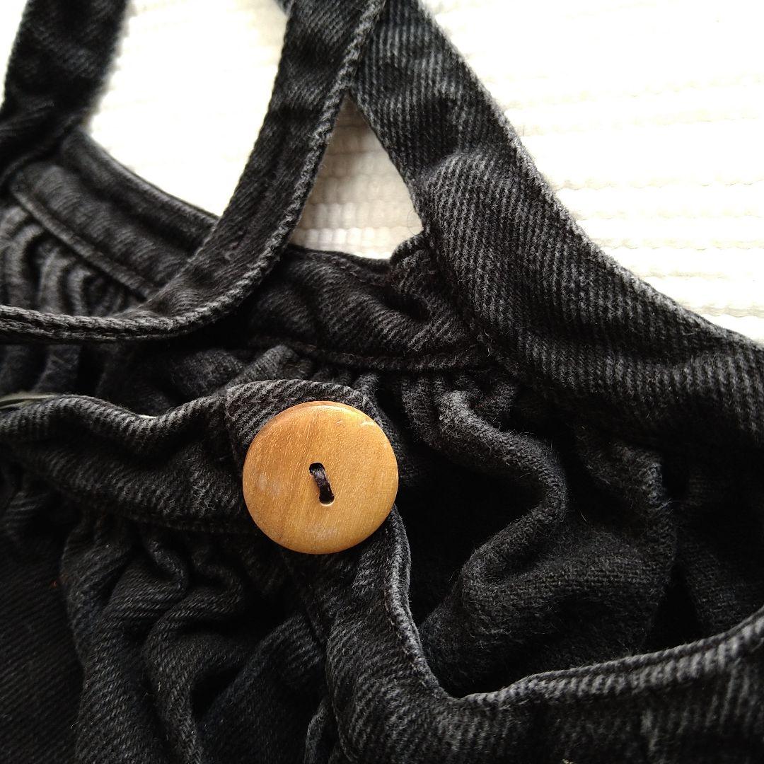 ♡ soor ploom eloise pinfore black denim♡