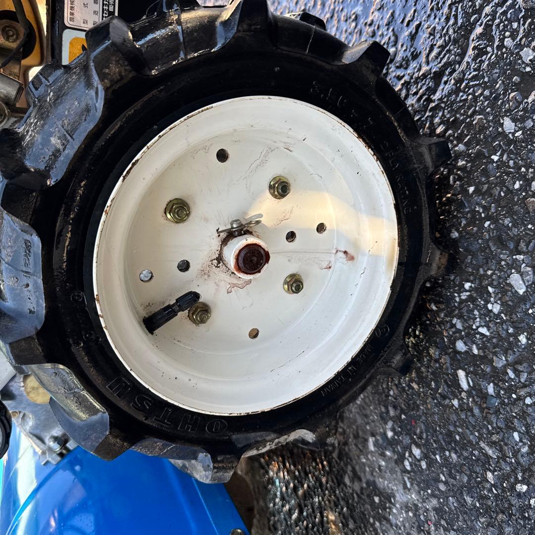 イセキ、IKS IR5 管理機、耕運機 ガソリンエンジン 青、動作確認済み