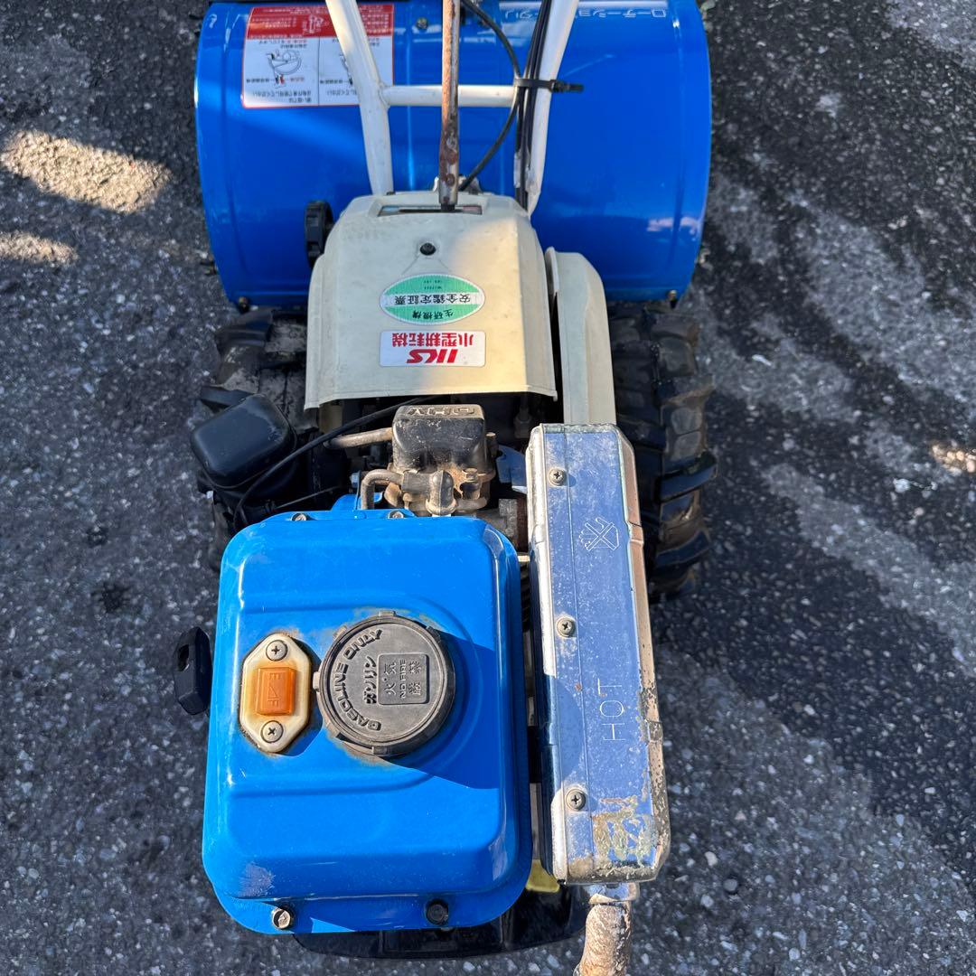 イセキ、IKS IR5 管理機、耕運機 ガソリンエンジン 青、動作確認済み