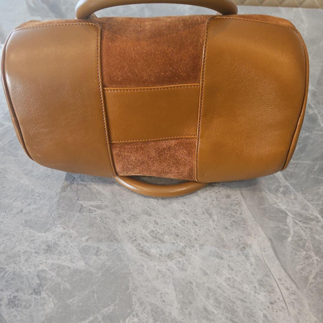 LOEWE スエード ハンドバッグ ブラウン