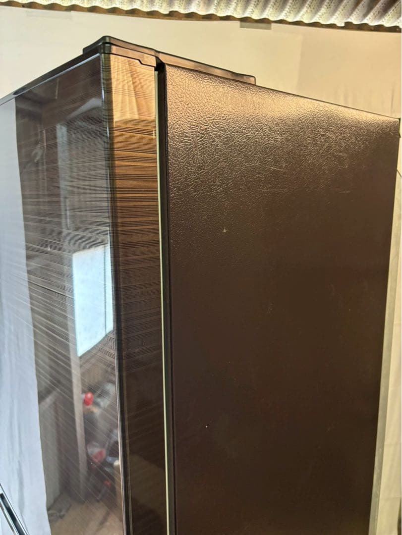 三菱 3ドア冷蔵庫 MR-CX33C-BR 2018年製 330L 右開き