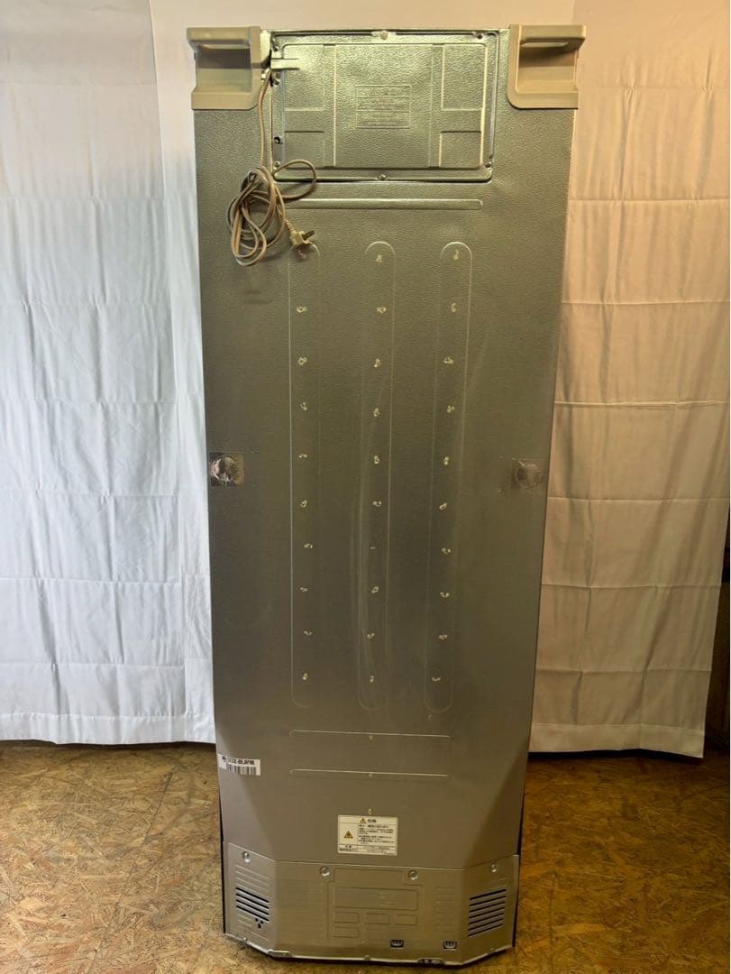 三菱 3ドア冷蔵庫 MR-CX33C-BR 2018年製 330L 右開き