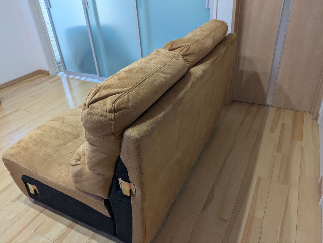 関家具　リラックスフォーム　トレビソ　スモールカウチ左　キャメル