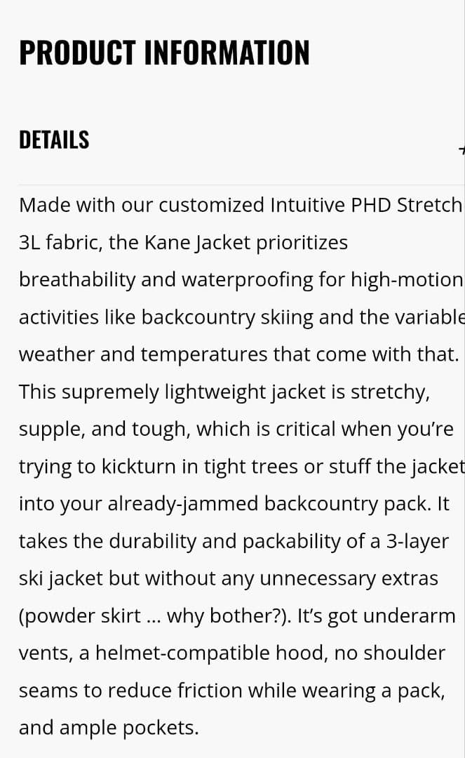 スキー FLYLOW kane jacket