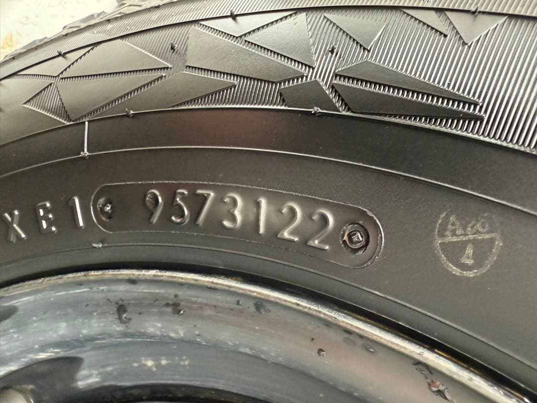 LS/古着TOYOスタッドレス145／80R13 75Qホイールセット深溝
