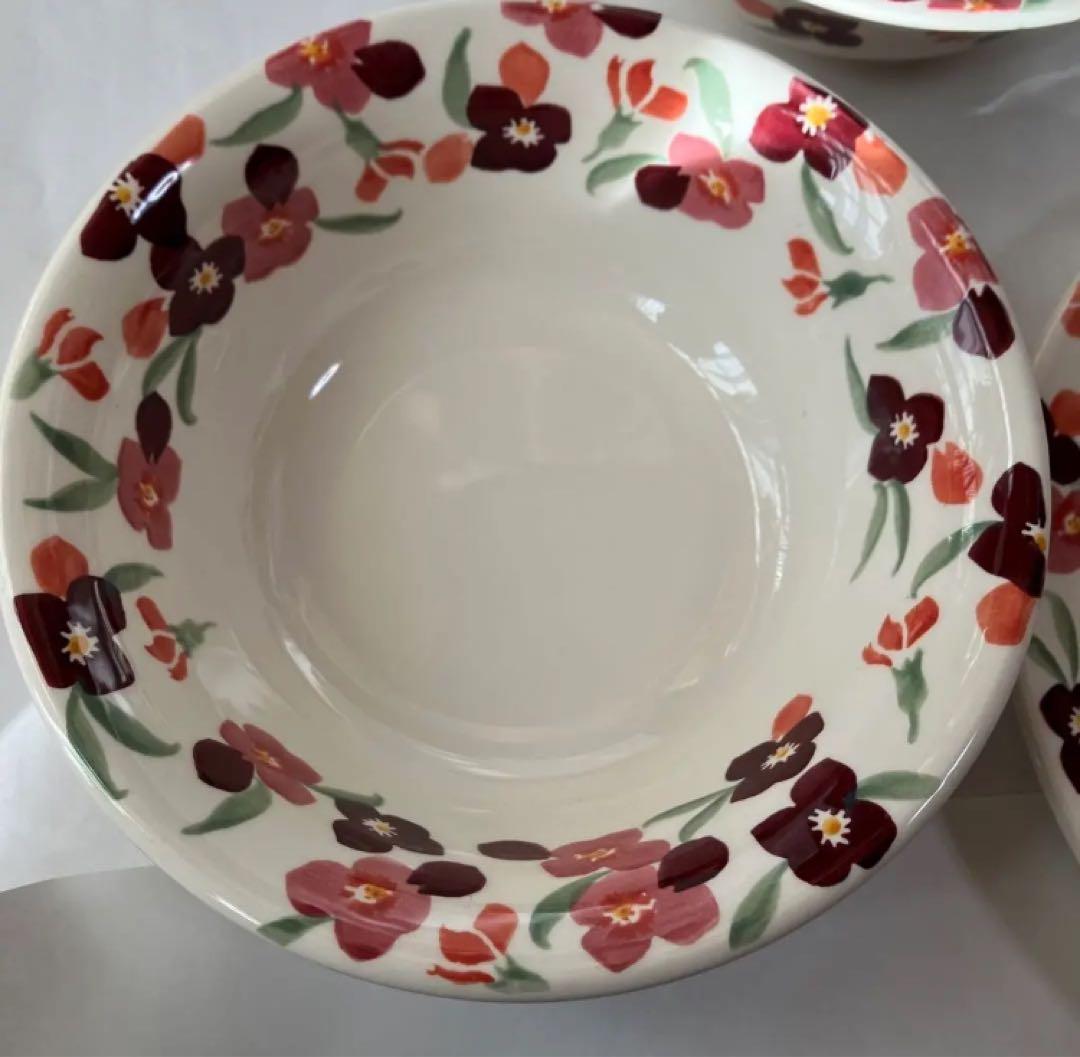 エマ　ブリッジウォーター　プレート　シリアルボウル　4枚セット　皿　ボウル　花