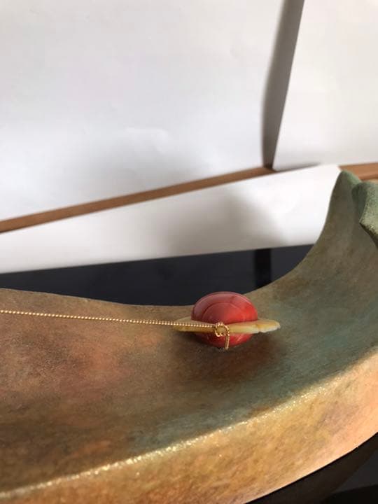 珊瑚　鼠　18金   吉祥物