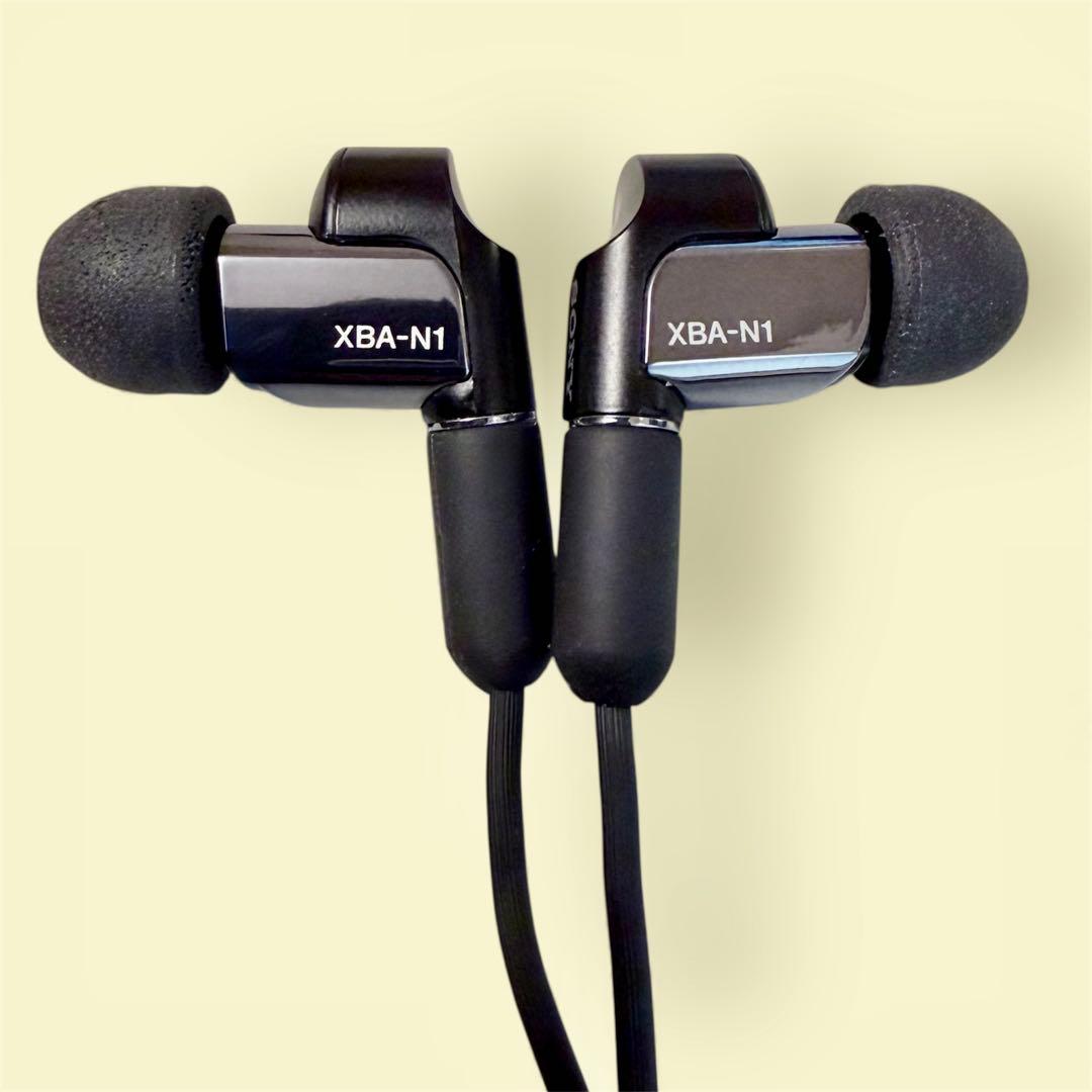 【美品】SONYイヤホン XBA-N1ハイレゾ対応 カナル型 ケーブル着脱式