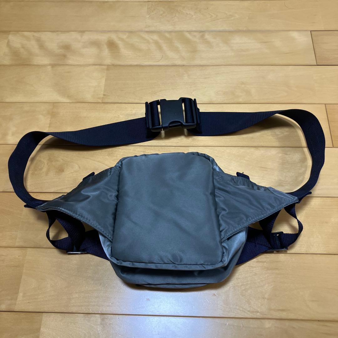 ★美品★吉田カバン ポーター PXタンカー ファニーパック シルバーグレー