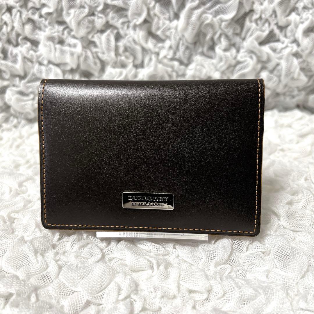 新品✨BURBERRY BLACK LABEL 名刺入れ ダークブラウン