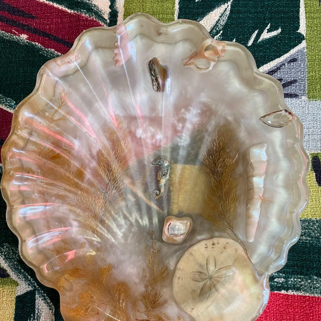 希少品！60's〜ルーサイトの石鹸置き　アメリカンアンティークミッドセンチュリー