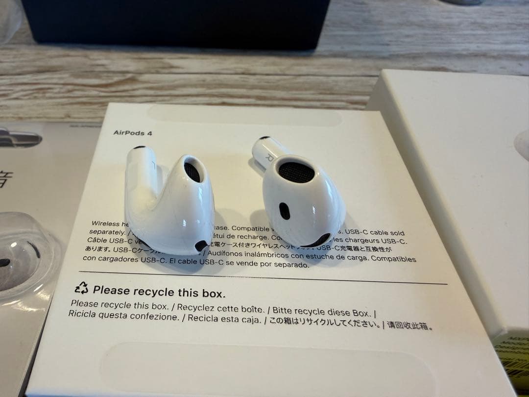 3回使用美品Apple AirPods 4ノイキャン無し