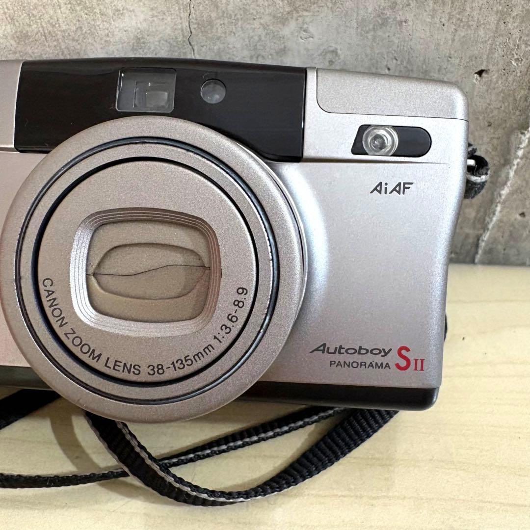 美品 Canon Autoboy S II カメラケース付き フィルムカメラ