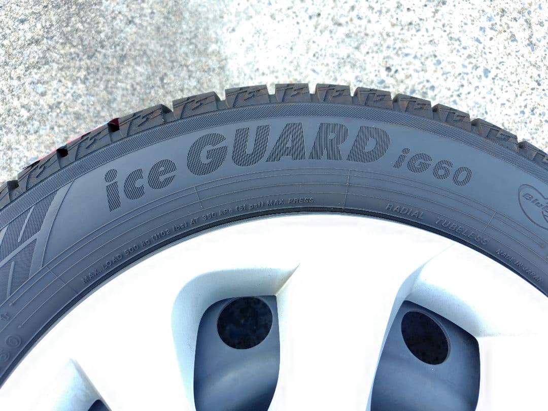 170系シエンタ装着　YOKOHAMA ice GUARD スタッドレスセット