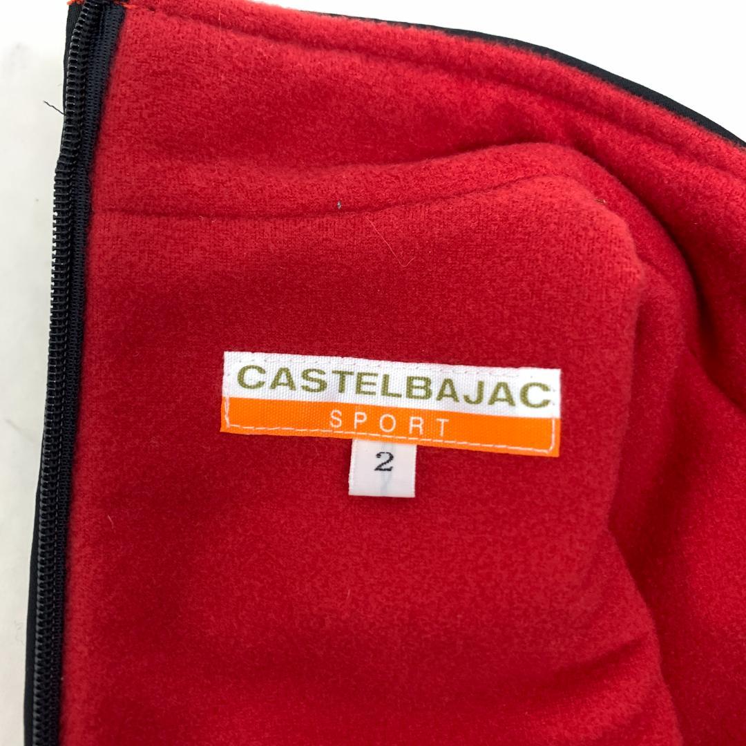 LA9483 カステルバジャック ノースリーブワンピース 黒 裏フリース 2