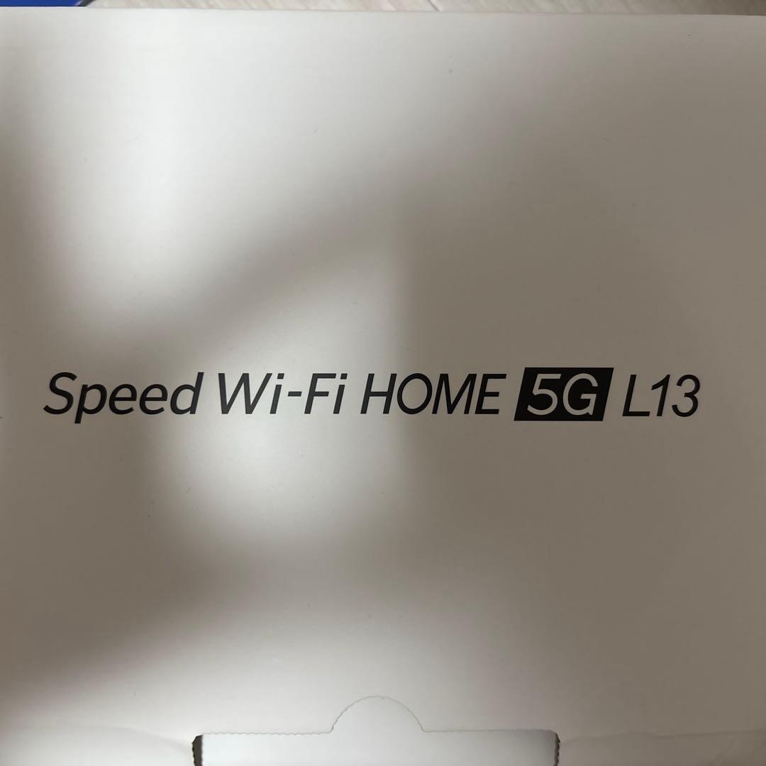 【新型最安】Speed Wi-Fi  5G L13 本体、ACアダプター
