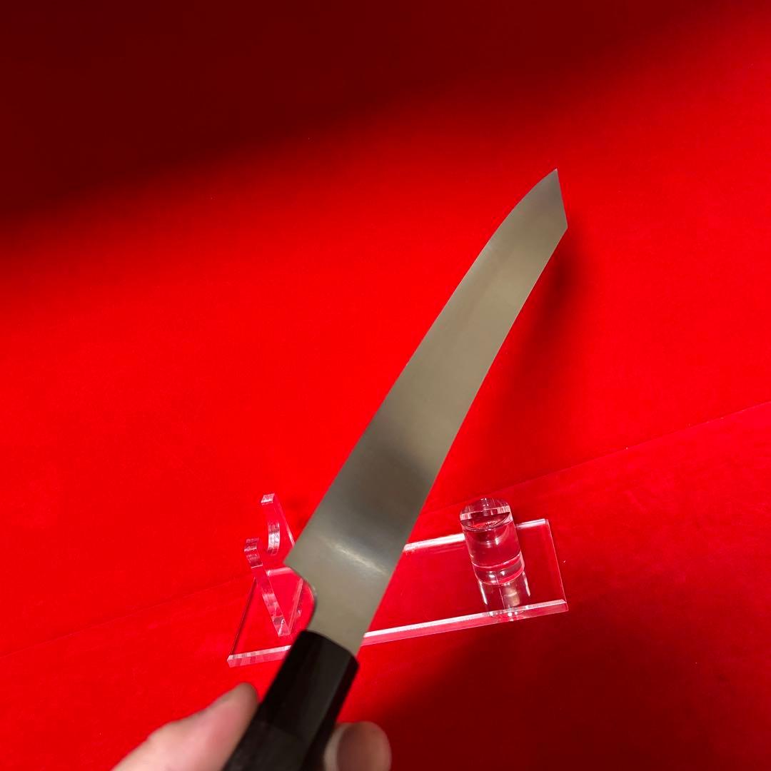 01536 包丁　剣型切付　尺　鏡面仕上げ　切味抜群　箱付　未使用品