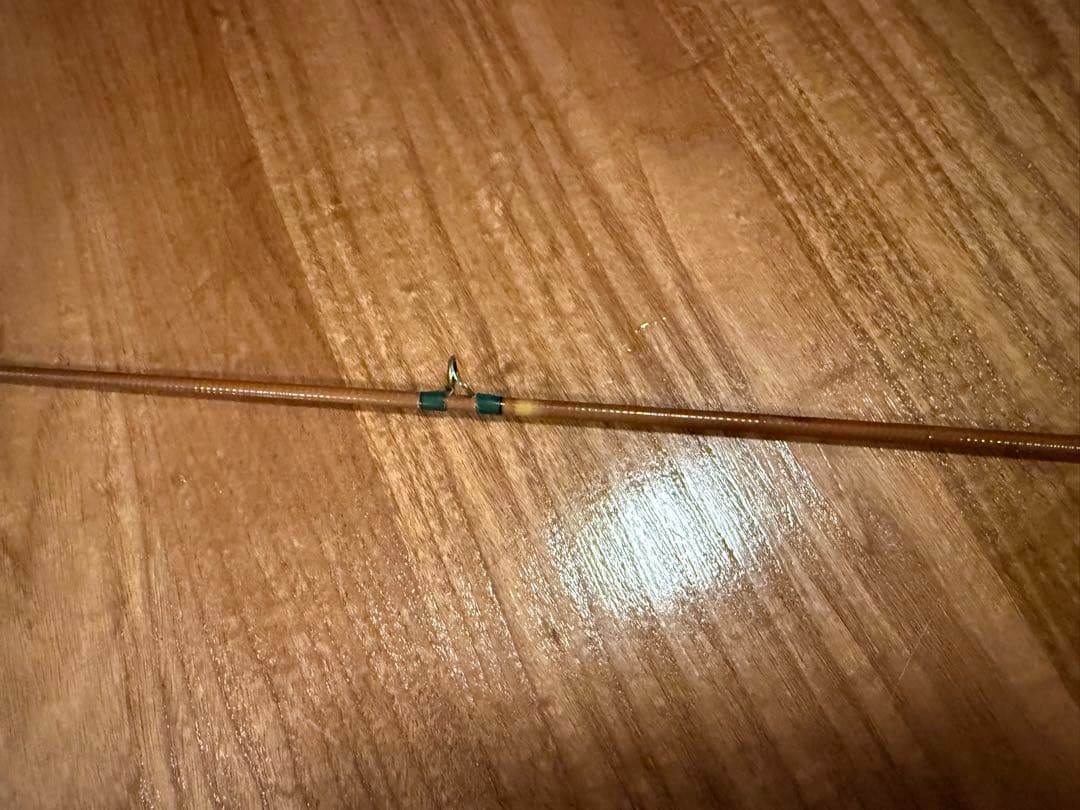 クラモチロッド　ネオクラシック54F　バンブーカラー　・クリアグリーンスレッド